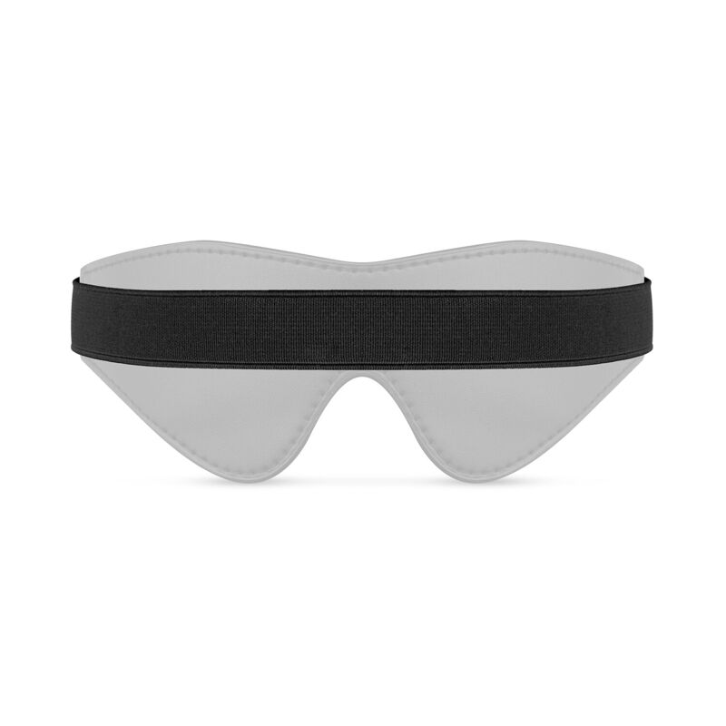 Маска Bedroom Fantasies: Faux Leather Blindfold, черная
