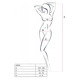 Бодистокинг с крыльями Passion BS098 One Size, red, средняя сетка, открытый доступ