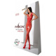Бодистокинг с крыльями Passion BS098 One Size, red, средняя сетка, открытый доступ