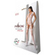 Бодистокинг с плетением на груди Passion BS099 One Size, white, открытый доступ, имитация подвязок