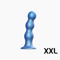 Насадка для страпона Strap-On-Me Dildo Plug Balls Blue Metallic XXL Насадка для страпона Strap-On-Me Dildo Plug Balls Blue Metallic XXL