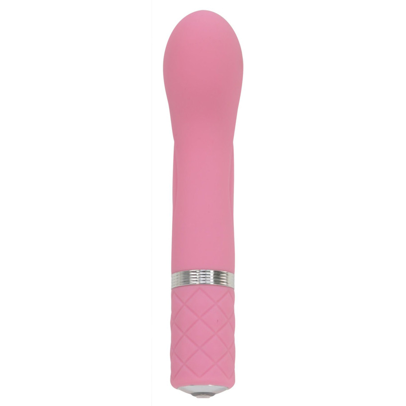 Роскошный вибратор Pillow Talk - Racy Pink с кристаллом Сваровски для точки G, подарочная упаковка