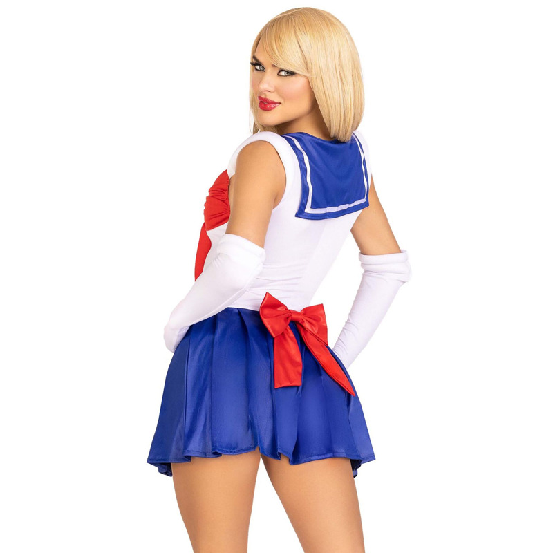 Эротический костюм Сейлор Мун Leg Avenue Sexy Sailor S, платье, перчатки, бант