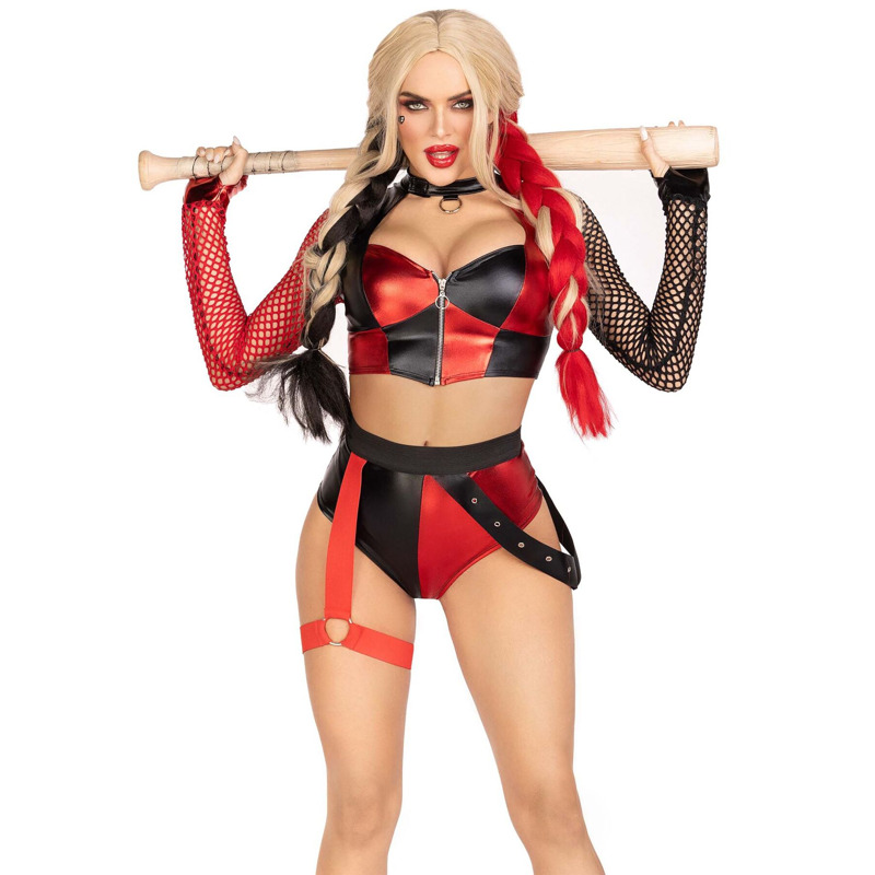 Эротический костюм Leg Avenue Crime Spree Sweetie Costume L, топ, шорты