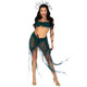 Эротический костюм Медузы Горгоны Leg Avenue Medusa Costume XS, топ, юбка, нарукавники, украшения