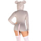 Комбинезон-костюм мышки Leg Avenue Comfy Mouse S, с капюшоном