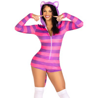 Комбінезон-костюм кішечки Leg Avenue Comfy Cheshire M, з капюшоном Комбінезон-костюм кішечки Leg Avenue Comfy Cheshire M, з капюшоном