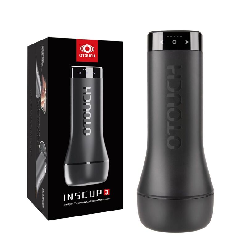 Мастурбатор Otouch INSCUP 3, движение вперед-назад плюс сжатие стенок, сенсорное управление