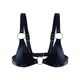 Лиф из натуральной кожи Feral Feelings - Bikini Top Black