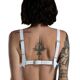 Лиф из натуральной кожи Feral Feelings - Bikini Top White