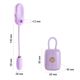 Вакуумный клиторальный стимулятор Otouch Louis Vibrate Purple с виброяйцом, в кейсе