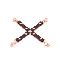 Кожаная крестовина Liebe Seele Wine Red Hogtie