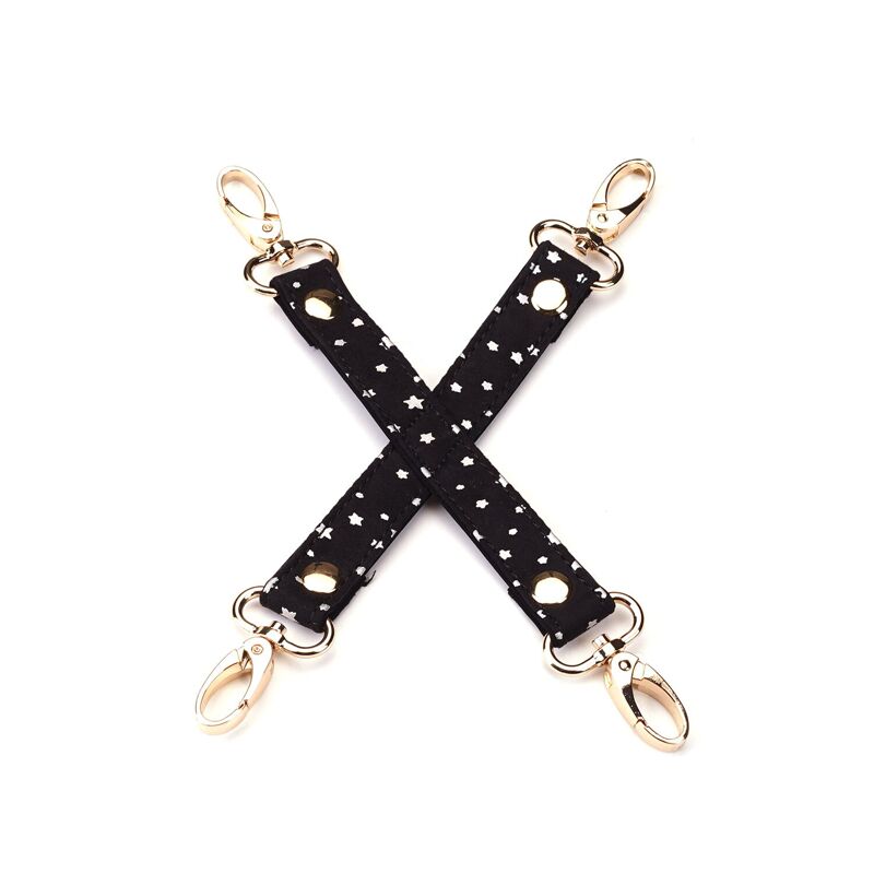 Набор Liebe Seele Stary Nights 7pcs Bondage Kit, фиксаторы, ошейник с поводком, кляп, флоггер, маска