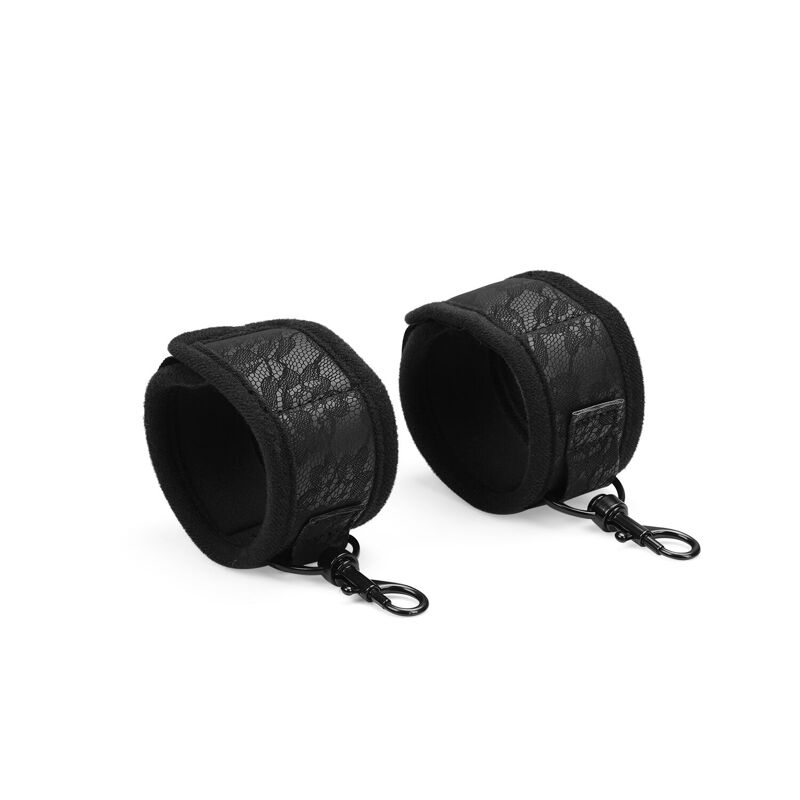 Набор Liebe Seele Black Lace and Neoprene 11pcs Bondage Kit, анальная пробка с кристаллом, вибропуля
