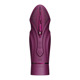 Компактная смарт секс-машина Zalo – Sesh Velvet Purple, 2 насадки, пульт ДУ, кристалл Swarovski