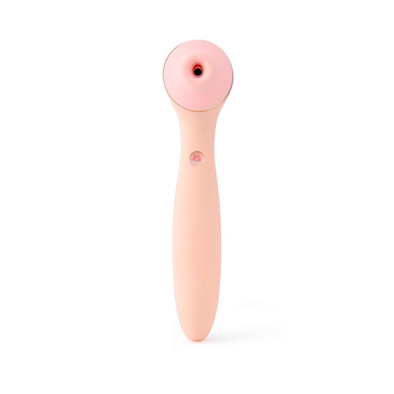 Вакуумный стимулятор с вибратором KISSTOY Polly Max Pink