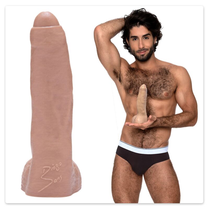 Фаллоимитатор Fleshjack Boys: Diego Sans Dildo, по слепку пениса порноактера