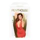 Мини-платье Penthouse - Heart Rob Red M/L, хомут, глубокое декольте, миниатюрные стринги