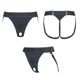 Трусики для страпона Strap-On-Me HARNAIS LINGERIE UNIQUE, One Size, серые