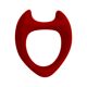 Эрекционное кольцо Wooomy Toro L Red