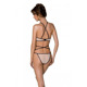 Комплект белья Passion CHIKA SET, L/XL, cream, топ, трусики
