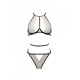 Комплект белья Passion CHIKA SET, XXL/XXXL, cream, топ, трусики