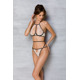 Комплект белья Passion CHIKA SET, XXL/XXXL, cream, топ, трусики