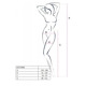Эротические колготки-бодистокинг Passion ECO S006 white