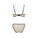 Комплект Passion LORINA SET, S/M, beige, бюстгальтер и трусики