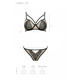 Комплект Passion LORINA SET, S/M, beige, бюстгальтер и трусики