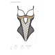 Эротическое боди Passion MARINA BODY, XXL/XXXL, beige, с открытыми чашками