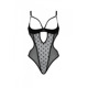 Эротическое боди Passion MARINA BODY, XXL/XXXL, black, с открытыми чашками