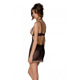 Эротический пеньюар Passion MARINA CHEMISE, S/M, beige
