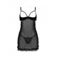Эротический пеньюар Passion MARINA CHEMISE, L/XL, black