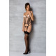 Корсет Passion MARINA CORSET, S/M, beige, с открытыми чашками