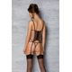 Корсет Passion MARINA CORSET, S/M, beige, с открытыми чашками