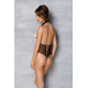 Еротичне боді Passion TRISHA BODY, L/XL, beige, з відкритими чашками Еротичне боді Passion TRISHA BODY, L/XL, beige, з відкритими чашками
