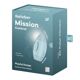 Вакуумный стимулятор с вибрацией Satisfyer Mission Control Blue, 2 независимых мотора
