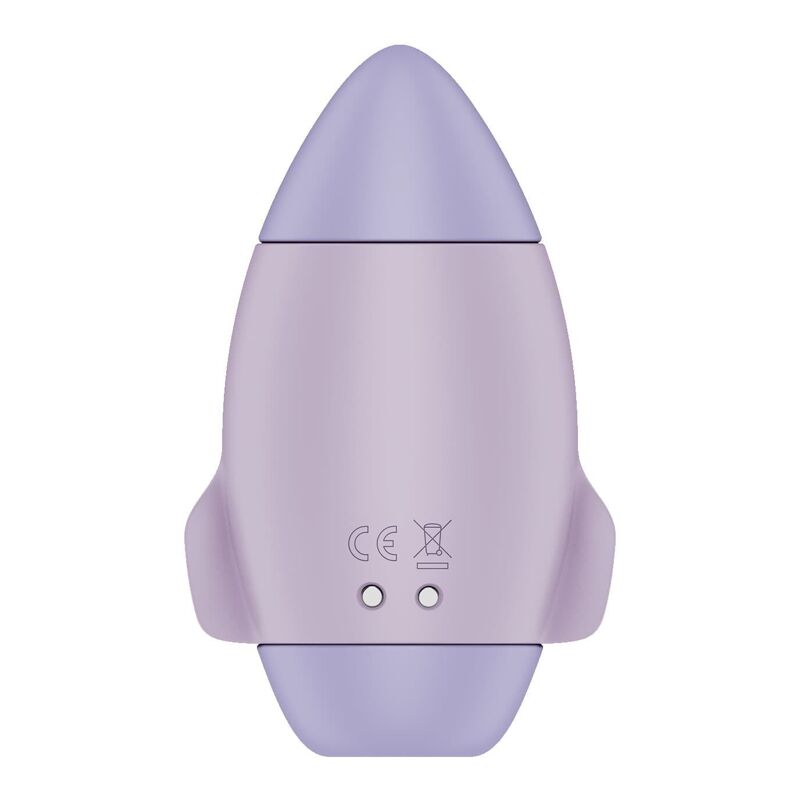 Вакуумный стимулятор с вибрацией Satisfyer Mission Control Violet, 2 независимых мотора