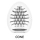 Мастурбатор-яйцо Tenga Egg Cone, плотный TPE, пробник лубриканта 5 мл