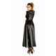 Платье-плащ с мокрым эффектом Noir Handmade F128C Powerwetlook gown coat, L