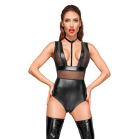 Боді з мокрим ефектом Noir Handmade F183 Powerwetlook body, S Боді з мокрим ефектом Noir Handmade F183 Powerwetlook body, S
