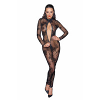 Бодистокинг Noir Handmade F237 Long tulle overall - M Бодистокинг Noir Handmade F237 Long tulle overall - M