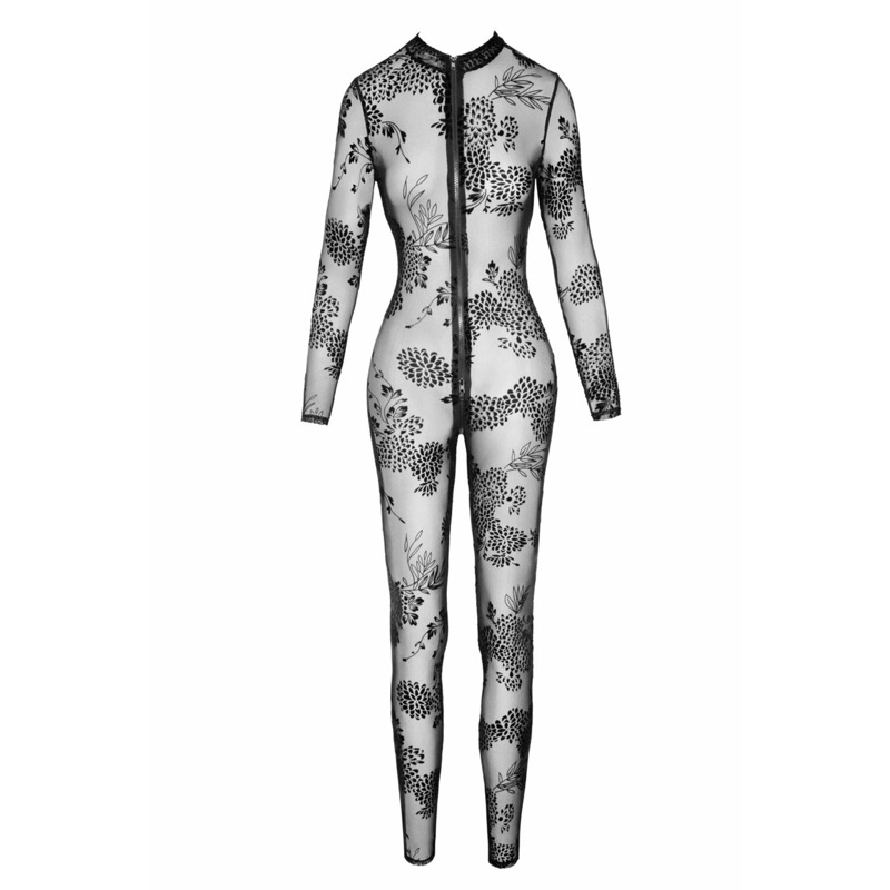 (SALE) Бодистокинг Noir Handmade F237 Long tulle overall - L