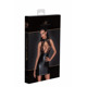 (SALE) Платье Noir Handmade F241 Short dress with powerwetlook skirt and tulle top - L