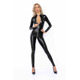 (SALE) Комбинезон Noir Handmade F293 Powerwetlook catsuit with front zipper - M