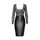 Платье Noir Handmade F295 Euphoria lace and wetlook midi dress - XL