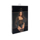 Боди Noir Handmade F296 Psyche bodysuit of lace and wetlook - S