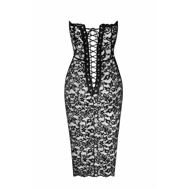 Платье Noir Handmade F301 Catalyst lace up midi dress - XL