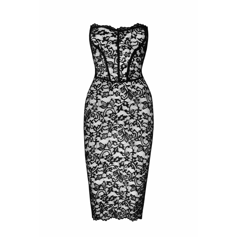 Платье Noir Handmade F301 Catalyst lace up midi dress - 3XL